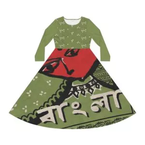 I love Bangla - Women's Long Sleeve Kurti-Style